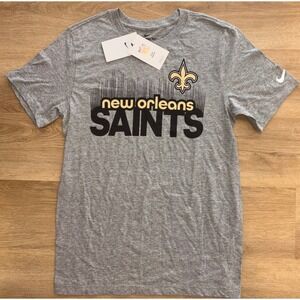 NWT Men's New Orleans Saints Nike Tee - Small - Gray